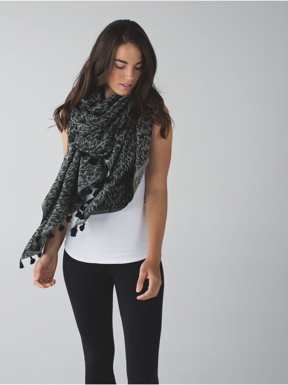 Lululemon Sun To Moon Scarf - One Size - Desert Olive